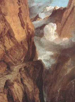 Joseph Mallord William Turner The Saint Gotthard Pass (mk10) Spain oil painting art